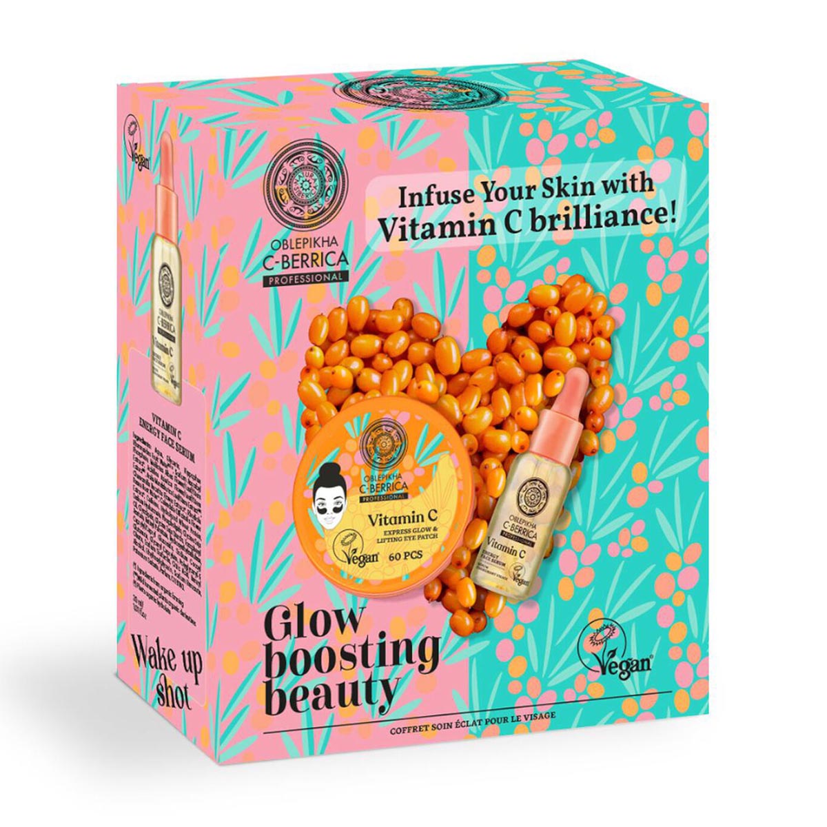 Oblepikha Oblephija C-Berrica Vitamin C Eye Patch 60Un + Serum 30Ml